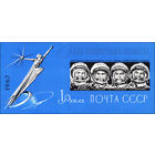 Слава покорителям космоса! СССР 1962 год (2780) 1 б/з блок (см. описание)