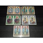 СССР 1984 Маяки дальневосточных морей. Две полные серии - 5 чистых сцепок по 2 марки