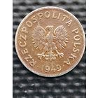 Польша 20 грошей 1949г. Республика(1949), без мц.