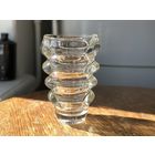 Редкая ваза Чехия стекло 20х14см авторская