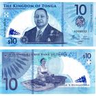 Тонга 10 паанга образца 2023 года UNC pw52 серия А