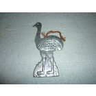 Большой Страус Картонаж СССР 30-ые Редкий