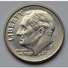 США, 10 центов (1 дайм), 2021 г. Р