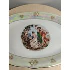 Все лоты с 1 Рубля. Огромное сервировочное блюдо. ГДР. Сюжет МАДОННА. КАХЛА. KAHLA.