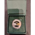 Казахстан 200 тенге 2021 год Лебедь Культовые животные - тотемы кочевников Пруф-лайк в коробочке