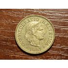 Швейцария 5 раппенов 1987