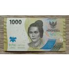 Werty71 Индонезия 1000 рупий 2022 UNC банкнота