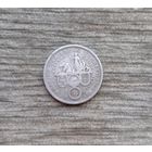 Werty71 Карибские острова 50 центов 1955 Елизавета 2 Карибы Корабль Редкая