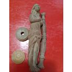 Подсвечник старинный девушка элементы