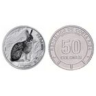 Коста-Рика, 50 колонов 2023 г. Горный кролик
