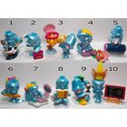 Киндер полная коллекция Киты . Италия 2002г. Коллекционное состояние. Оригинальный вкладыш.