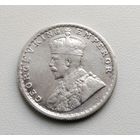 1/2 рупии 1918 г