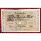 Банкнота 1000 марок 1910 год. Германская империя. Красная печать. С рубля без МЦ