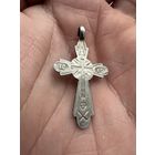 Крест Серебрянный Царская проба. 84