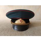 Фуражка офицерская парадная танковых войск и артиллерии ВС СССР. Размер - 55.