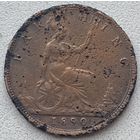 Великобритания 1 фартинг 1890 г.