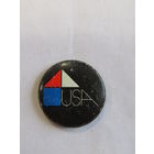 Знак. Значок. "Архитектура США". "Выставка 1978 г". США. USA. Ретро СССР. м