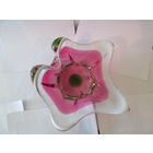 КОНФЕТНИЦА БОГЕМИЯ,ЧЕХОСЛОВАКИЯ, ЦВЕТНОЕ СТЕКЛО.