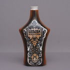 Штоф "Белорусский бальзам", фарфор, емкость 0,5л, СССР МПП БССР с логотипом завода "Кристалл" (два аиста), Минский фарфоровый завод, МФФЗ, МФЗ, Минск ФФЗ, выпуск до 1985 года, автор - В. Леонтович