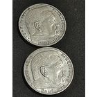 2 марки. Германия. 1937 и 1937 гг.