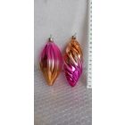 Ёлочные игрушки. Подвески из тонкого стекла. 20-15