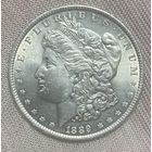 Монета 1 доллар 1889 год. США. Доллар Моргана.