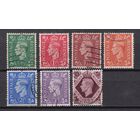 16.Br. Великобритания. Георг VI. 1941/47 гг. Стандарт. Mi.##221x-227x.