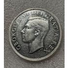 С рубля без мц! Доллар 1949 Канада присоединение Ньюфаундленда серебро