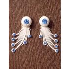 - Клипсы ПАВЛИН Германия 1950-ые