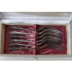 Все лоты с рубля.Вилки набор в оригинальной коробке,мельхиор,СССР.