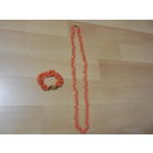 Бусы винтажные с браслетом.