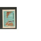 Аргентина-1981(Мих.1528) , **  , Морская  Фауна, Киты, Карта (одиночка)