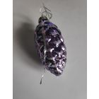 Ёлочная игрушка Фиолетовая шишка.