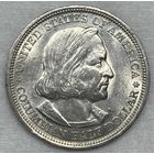 50 центов 1893 Колумб США - шикарная! В блеске!