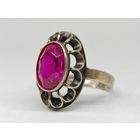 Кольцо серебро 875 пр. "Корунд". С рубля