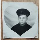 Фото учащегося спец РУ N30. Мозырь. 1950-е. 5.5х5.5 см