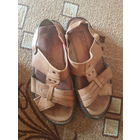 Сланцы ECCO 44 рр кожанные коричневые.