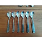 Ложки чайные Хмель, мельхиор. Завод Проминь, СССР