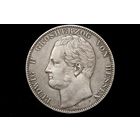 2 талера 1844 г. Гессен-Дармштадт (Германия), Людвиг II. Кабинетная патина, пореже!