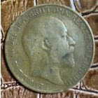 Монета 1 пенни 1902 год. Великобритания. Король Эдуард VII