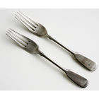 Пара вилок, серебро 84 пробы, Андреева МА, Россия, Москва, 1899-1908 гг.