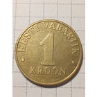 1 крона Эстония 2001 год