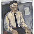 Малишевский А.А;80/75см;1978г;х/м;"Портрет учёного"