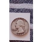 США  четверть доллара 1962 d