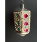 Ёлочная игрушка Светофор винтаж СССР