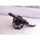 Пушка миниатюрная на лафете Бронза 02