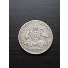 Австралия 1 флорин 1922 г серебро, George V