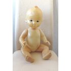 Все лоты с рубля.Кукла,Пупс Димка ,с хохолком ,46 см. ф-ка 8 марта, 1950-е,СССР