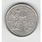 США 25 центов 2000 года