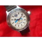 Часы АМФИБИЯ 2409 РОССИЯ из СССР , НЕЧАСТЫЕ , СТАЛЬ